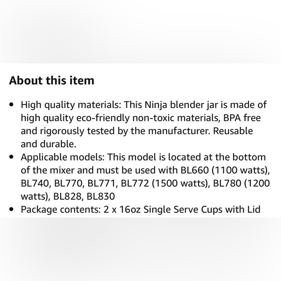 Universal 16 OZ Blender Flip Top to-go Seal Cup Lid Replacement Cups - Picture 10 of 11